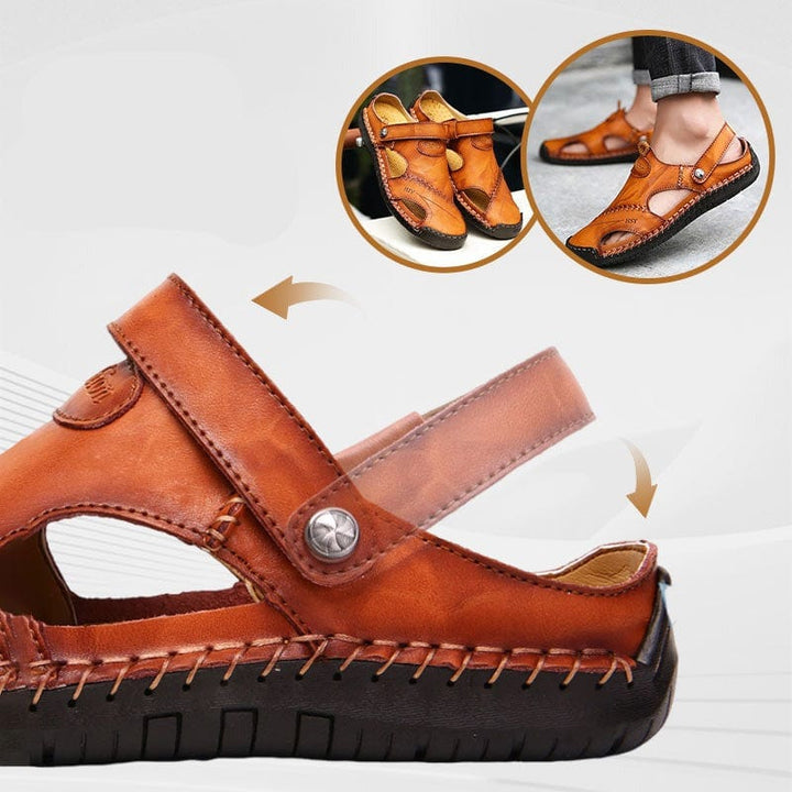 Slip-on comfort sandals for men, perfect for long walks, vacation, and relaxed all-day summer wear.