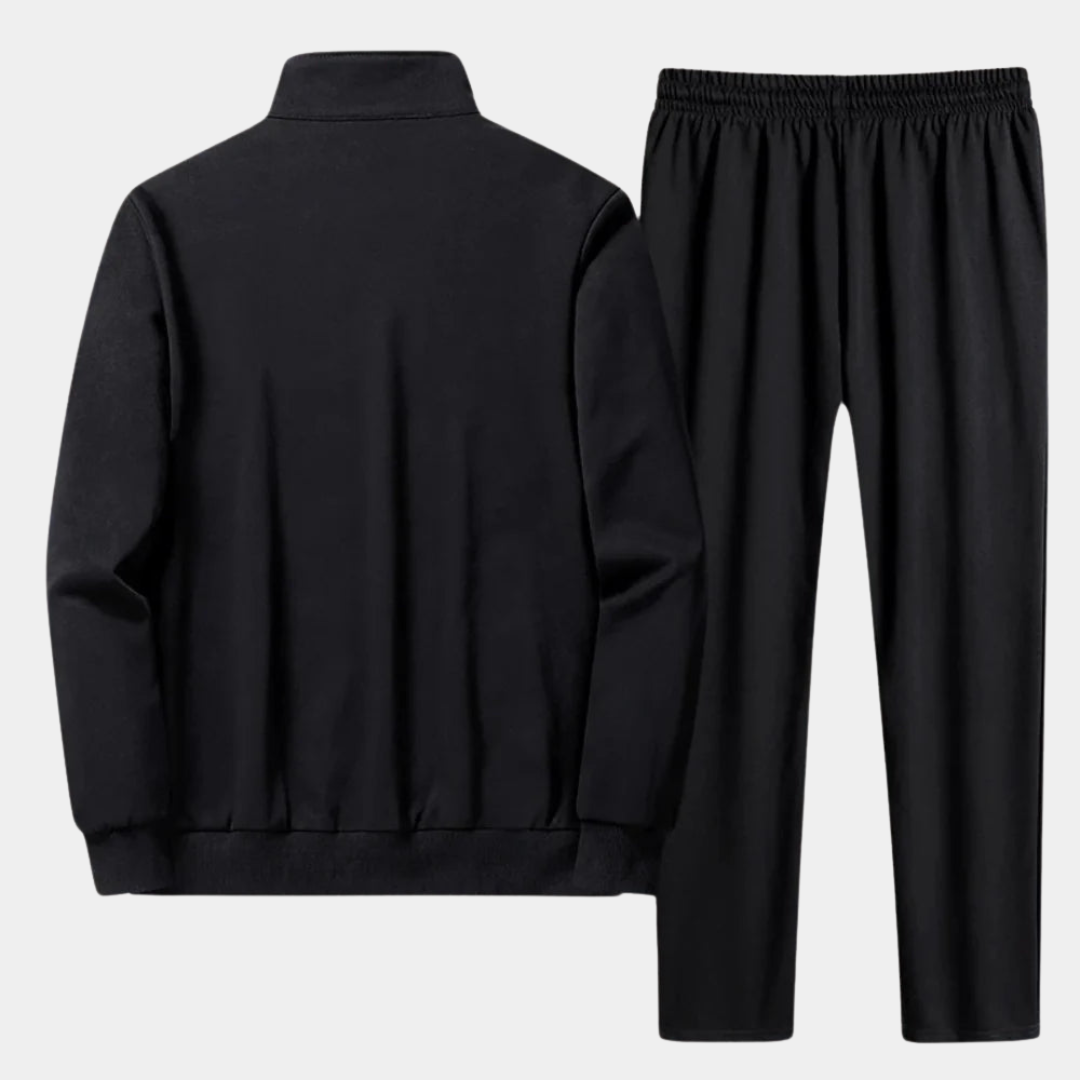Men's Cozy Comfort Tracksuit: Stylish two-piece set with hoodie & joggers, perfect for casual wear & activewear.