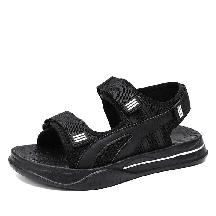 Adjustable strap men's sport sandals ensuring a secure, customized fit for walking & outdoor activities.