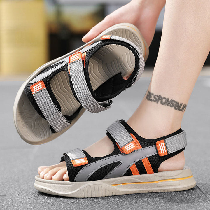 Non-slip men's sport sandals, perfect for wet or dry conditions, offering superior grip & comfort.