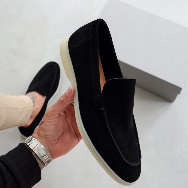 Comfortable Men's Declan slip-on loafers in classic style, perfect everyday casual or dress footwear.