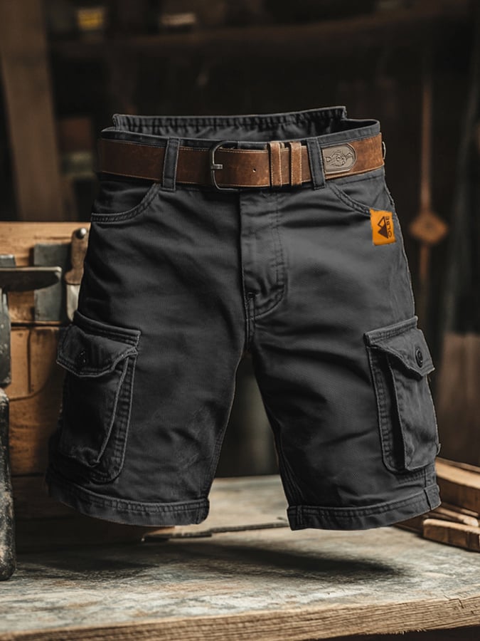 Men's durable casual outdoor cargo pants, relaxed fit, perfect for everyday wear & adventure. Utility pockets.