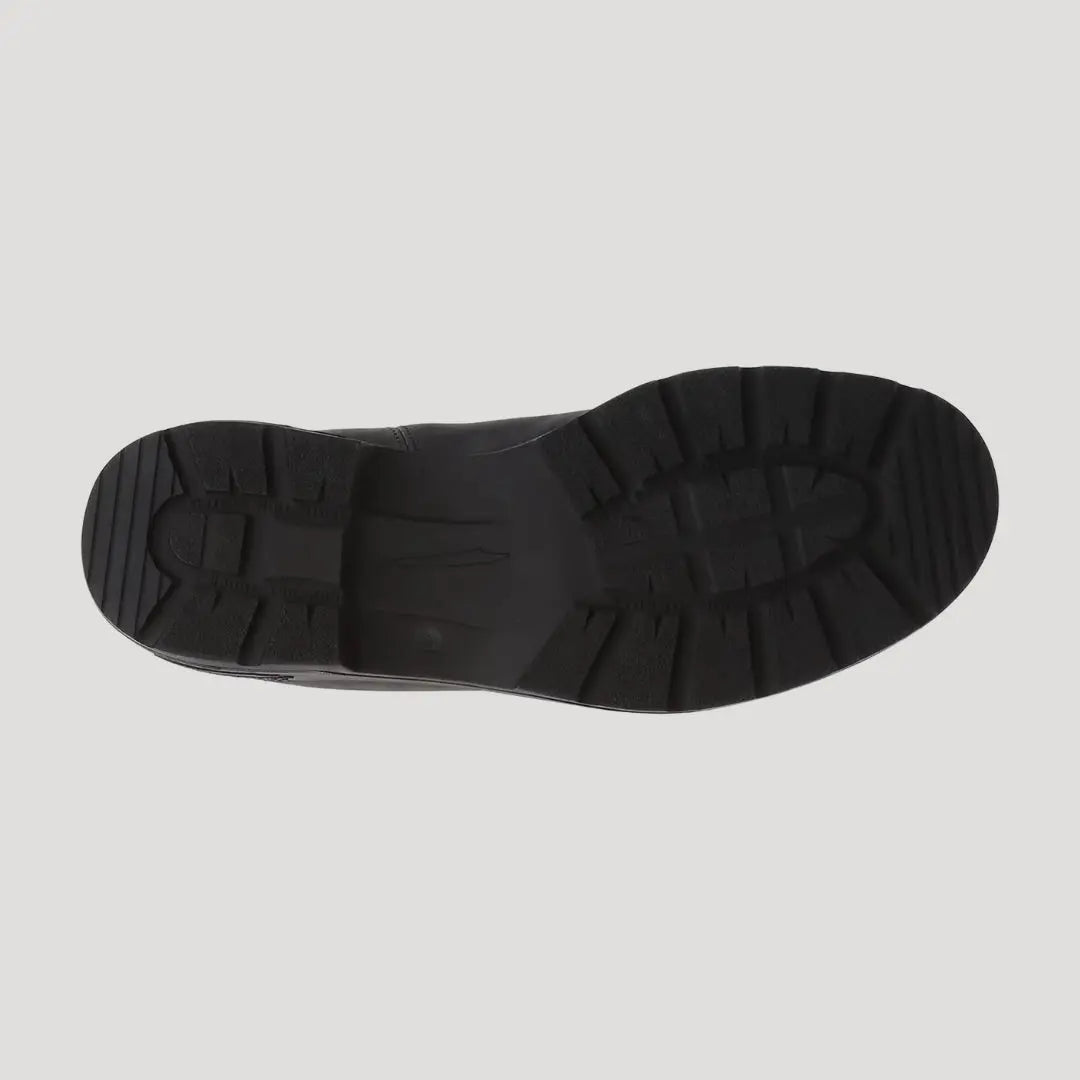 Water-resistant men's Chelsea work boots; durable slip-on style for outdoor jobs & utility.