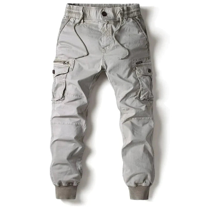 Relaxed-fit men's durable cargo pants in a versatile color, perfect for casual wear, work, or adventure gear.
