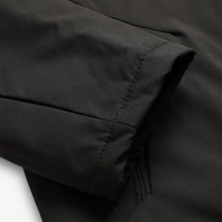 Men's breathable waterproof jacket, ideal activewear for hiking, camping & urban exploration.