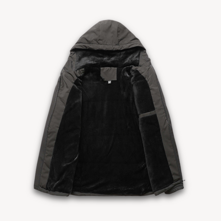 Men's casual hooded waterproof jacket, providing ultimate protection & a sleek, modern look.
