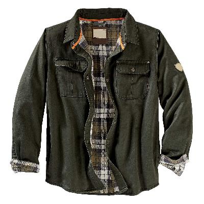 Brown men's waxed trucker jacket. Classic, water-resistant outerwear for durable, all-season style.
