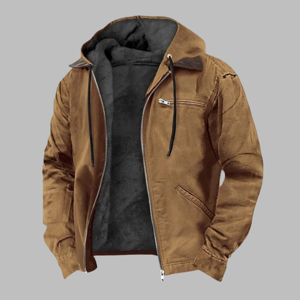 Men's elegant jacket, sophisticated & versatile for casual or formal wear. Tailored modern fit all-season outerwear.