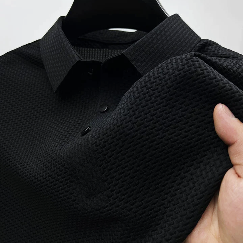 Men's summer polo shirt, a comfortable & elegant short sleeve top for everyday fashion.