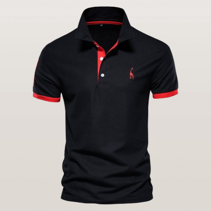Comfortable men's classic polo shirt, a short sleeve wardrobe essential for stylish everyday and casual wear.