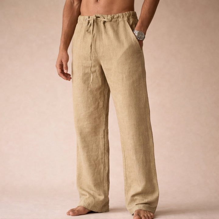 Men's tailored Eligio dress trousers in a modern fit, ideal for business or special occasions.