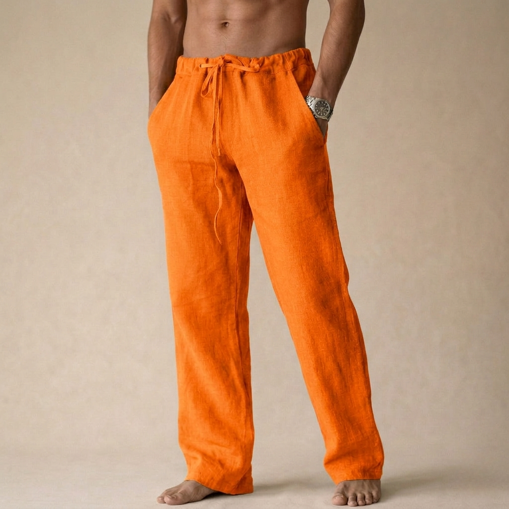 Eligio men's comfort dress pants, lightweight and breathable for spring and summer fashion.