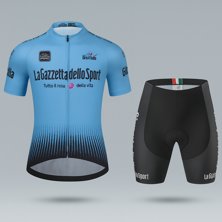 Men's performance cycling jersey, lightweight & moisture-wicking, ideal for road bike racing & comfortable rides.