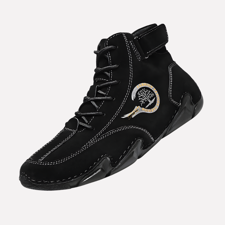 Versatile men's outdoor hiking boots. Waterproof, durable, and ergonomic for all-weather performance & protection.