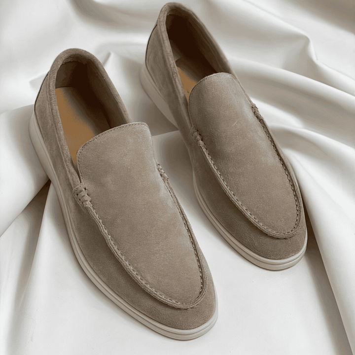 Men's Ethan loafers in a classic black, perfect slip-on shoes for everyday comfort, casual or formal style.