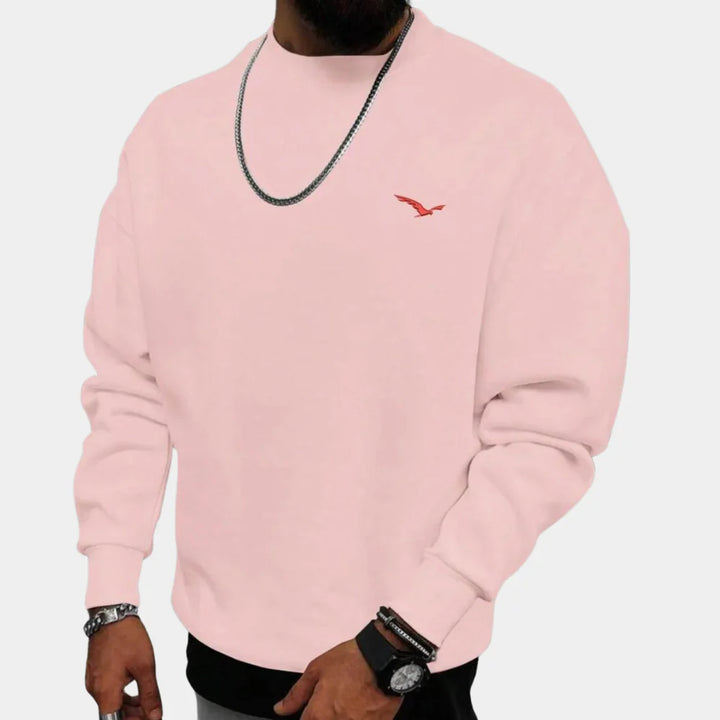 Men's Everyday Comfort Crewneck Sweater for stylish, versatile casualwear. Perfect for fall & winter layering.
