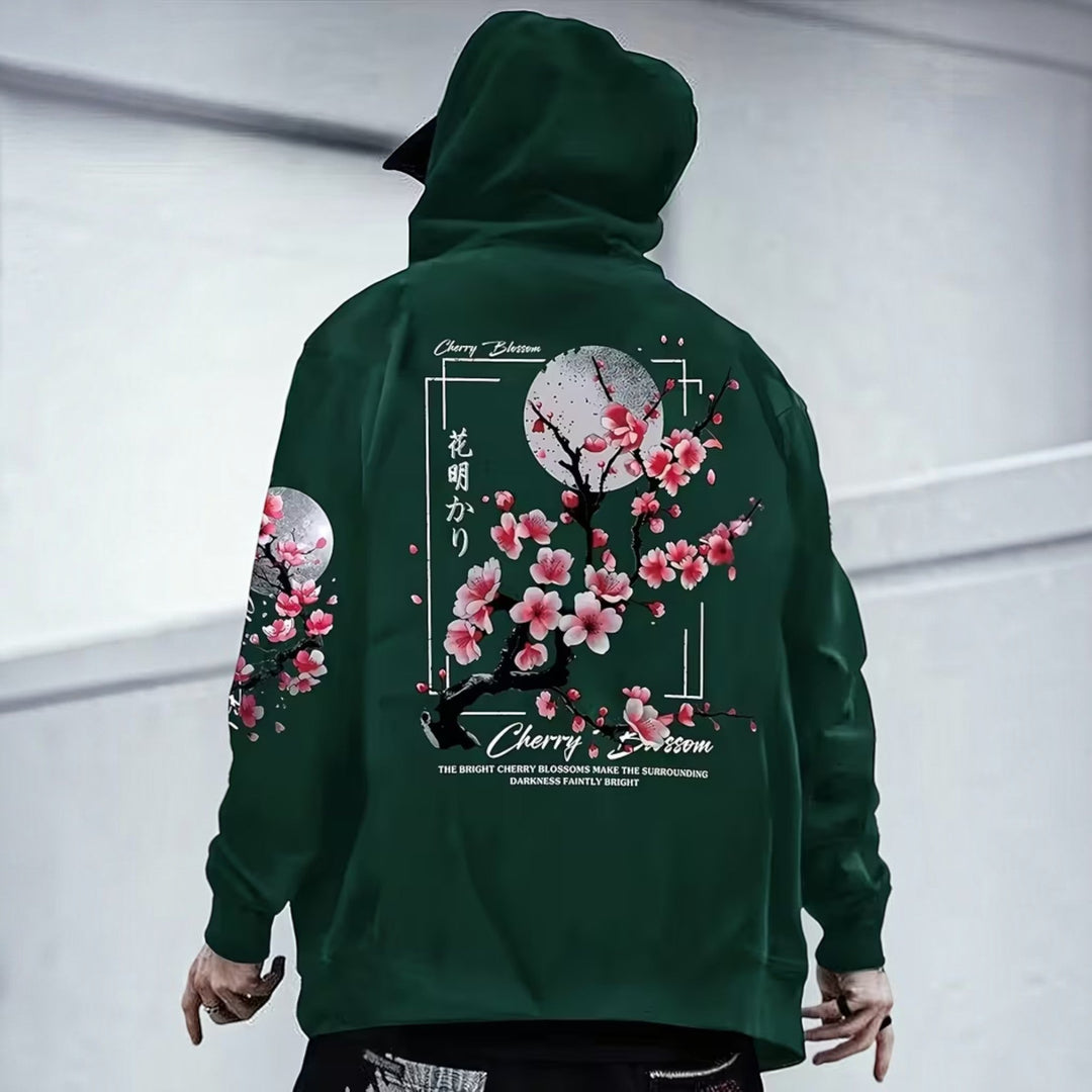 Relaxed fit men's sweatshirt, a comfortable hooded pullover for daily wear.