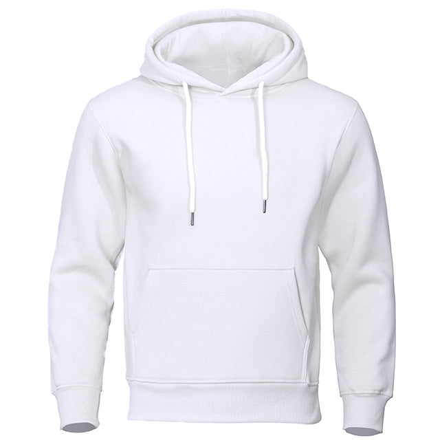 Versatile men's everyday comfort hoodie, perfect for layering and streetwear style.