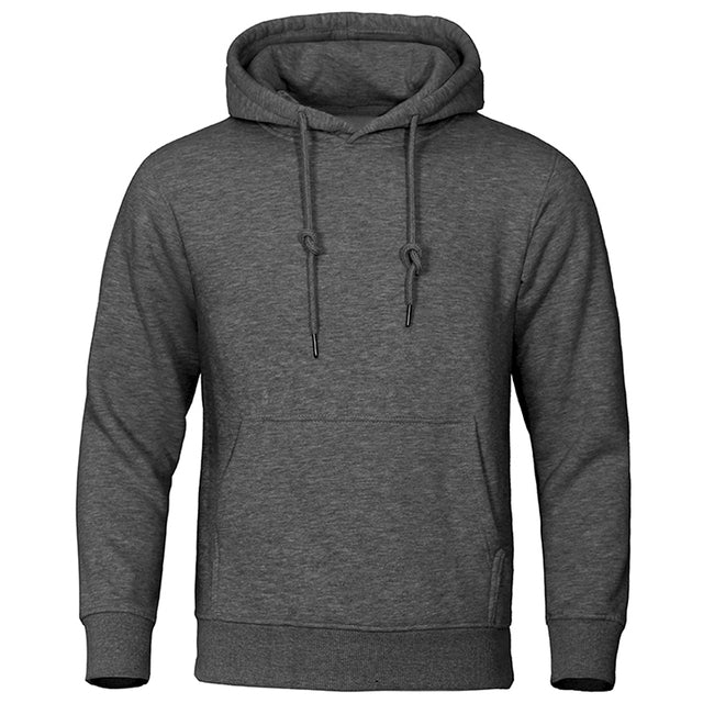 Versatile men's hooded sweatshirt, perfect for streetwear fashion and comfortable layering.