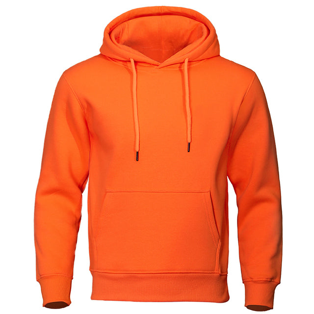 Fashionable men's pullover hoodie, offering ultimate comfort and versatile style.