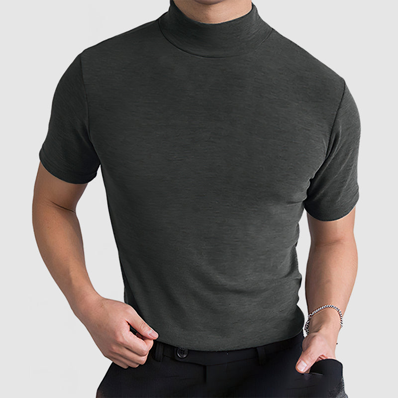 Versatile men's stretch t-shirt, a stylish short sleeve casual tee for any wardrobe.