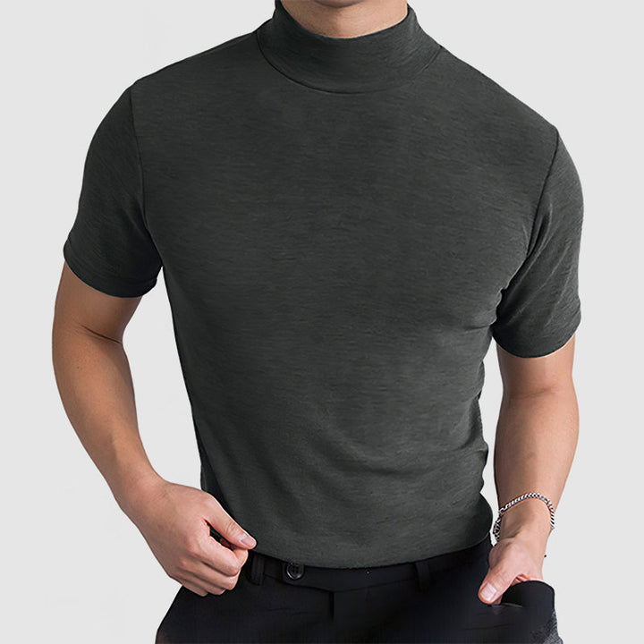 Versatile men's stretch t-shirt, a stylish short sleeve casual tee for any wardrobe.