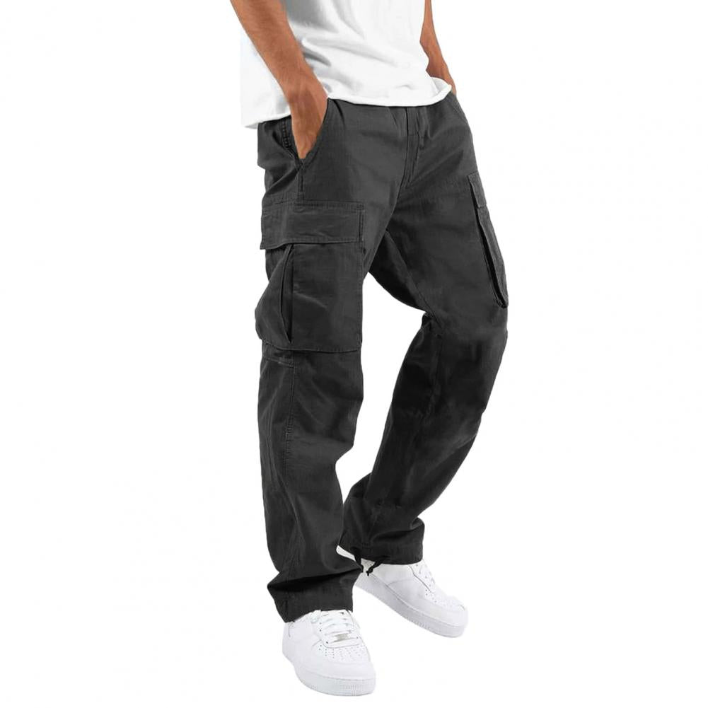 Stylish men's stretch cargo pants for everyday fashion, featuring a comfortable fit & functional design.