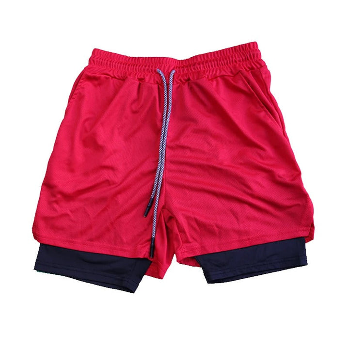 Men's FlexStride Gym Running Shorts, blue, durable sports apparel for daily wear.
