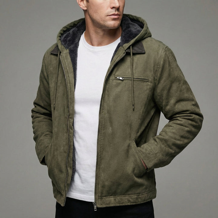 Practical men's Freddie casual winter coat with secure zip pockets, ideal for travel and daily adventures.