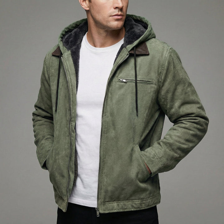 Warm men's Freddie casual outerwear jacket, designed for cold weather with a comfortable, insulated fit.