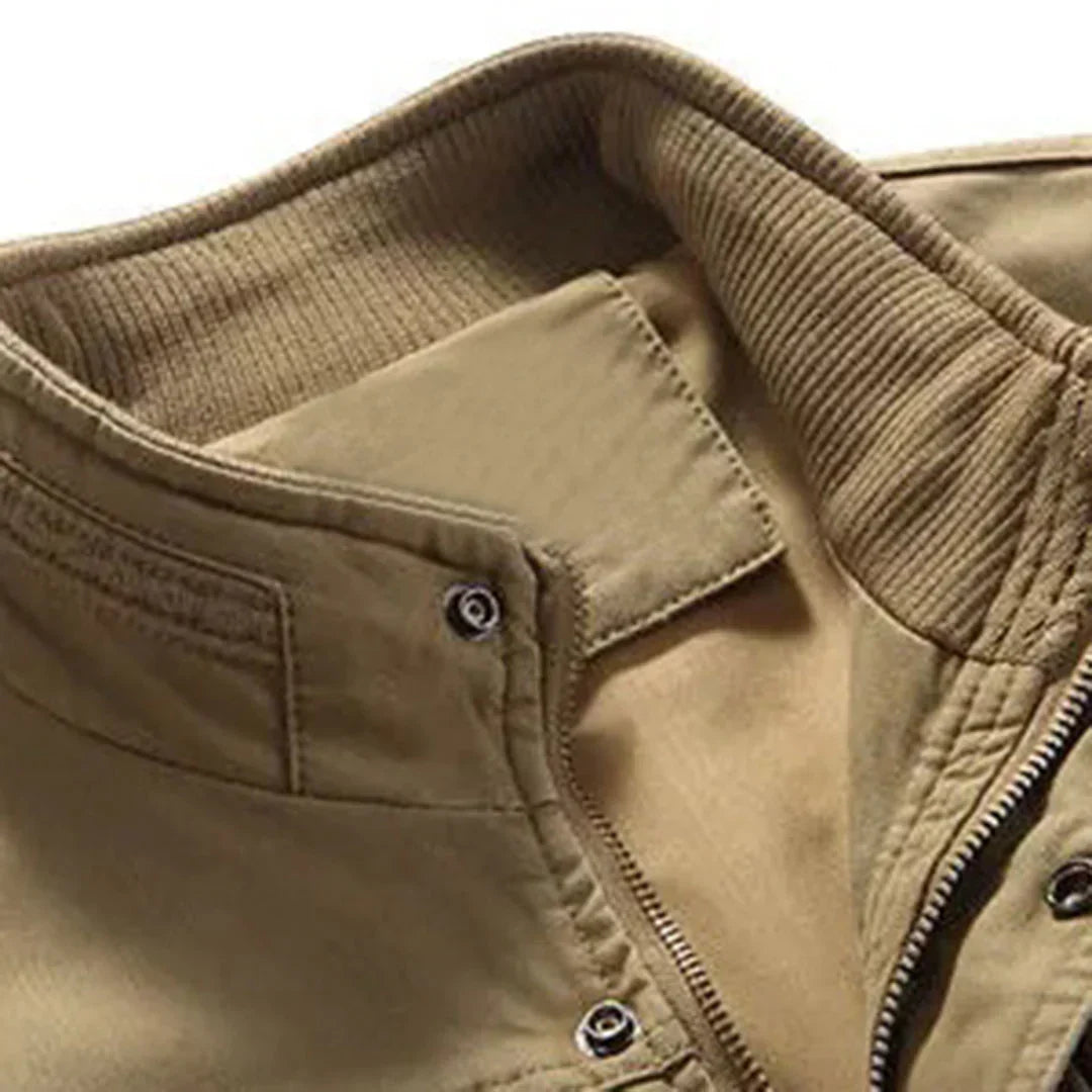 Practical men's fishing vest with ample multi-pockets, also great as a hiking or outdoor utility vest.