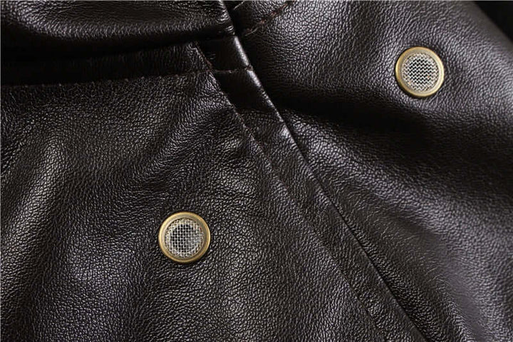 Front view of a men's versatile utility jacket, showcasing its many practical pockets & classic design.