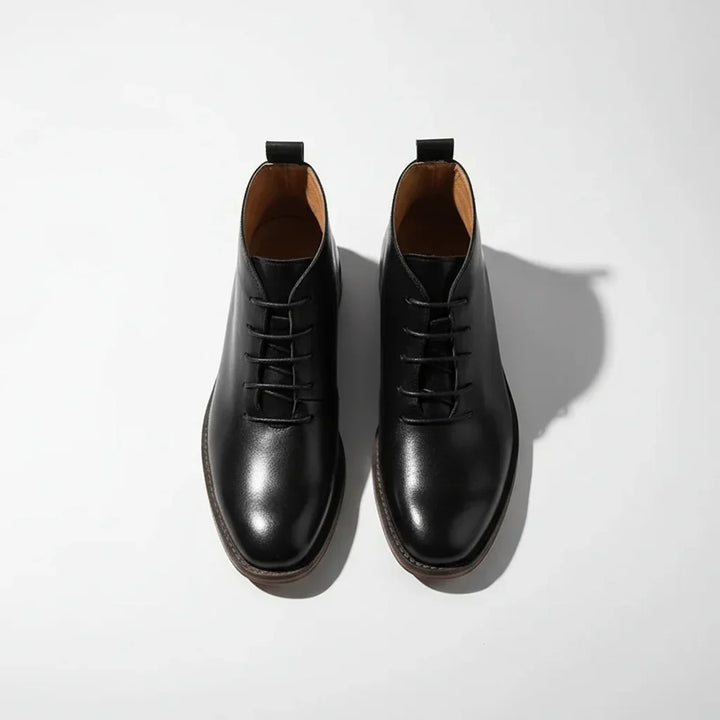 Classic men's brown ankle boots, hand-finished for superior quality, perfect for formal & casual outfits.