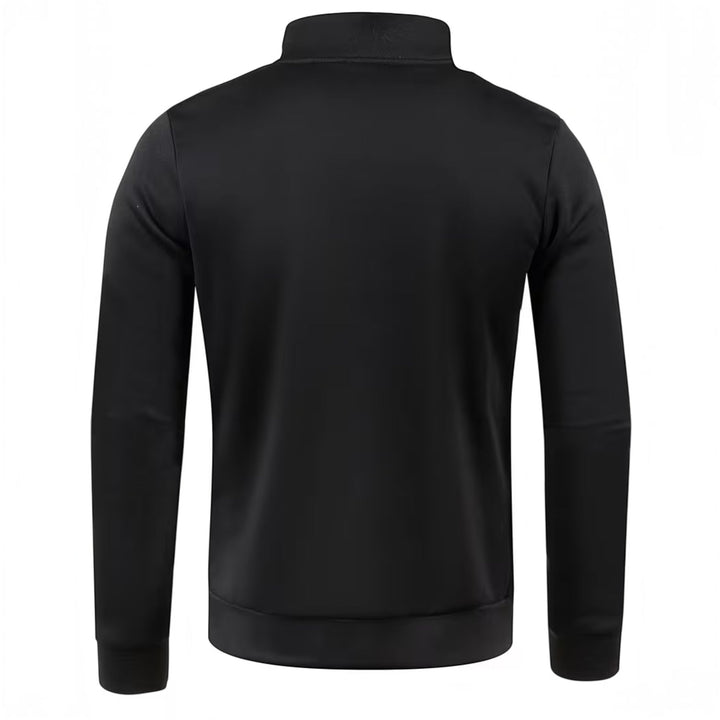 Winter warmth: men's long sleeve high neck sweater, versatile casual wear.