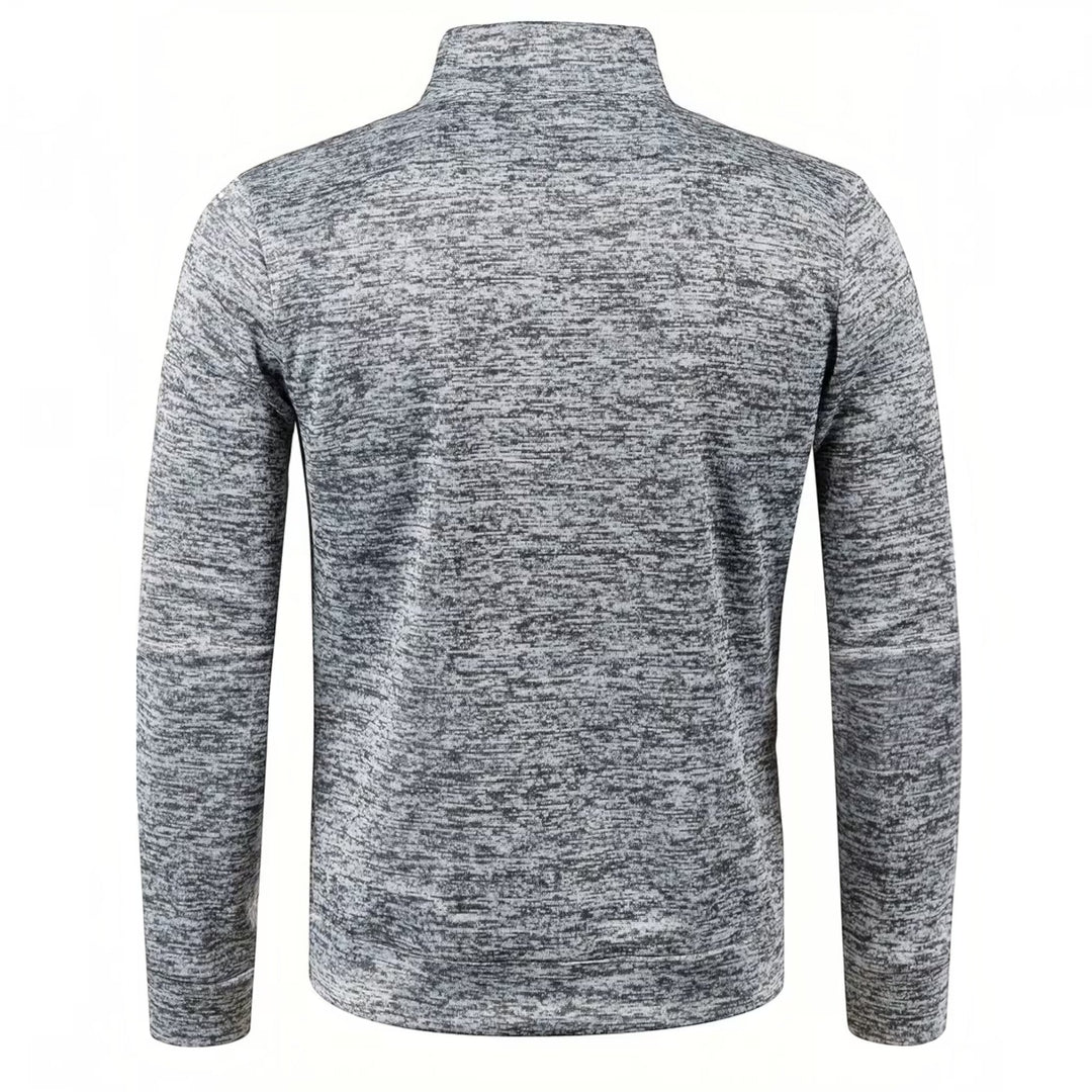 Warm men's high neck sweater, long sleeve, perfect for autumn and winter.