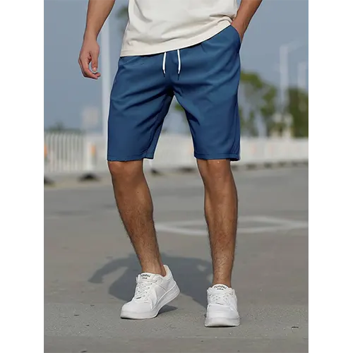 Lightweight men's high waist summer shorts, breathable for ultimate summer comfort.