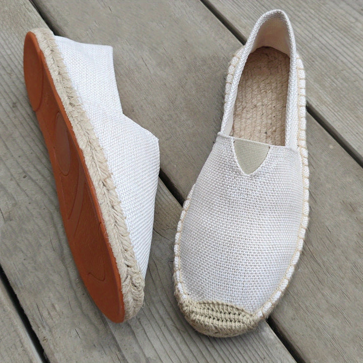 Stylish men's summer espadrilles by Hugo, lightweight casual footwear perfect for beach or vacation.