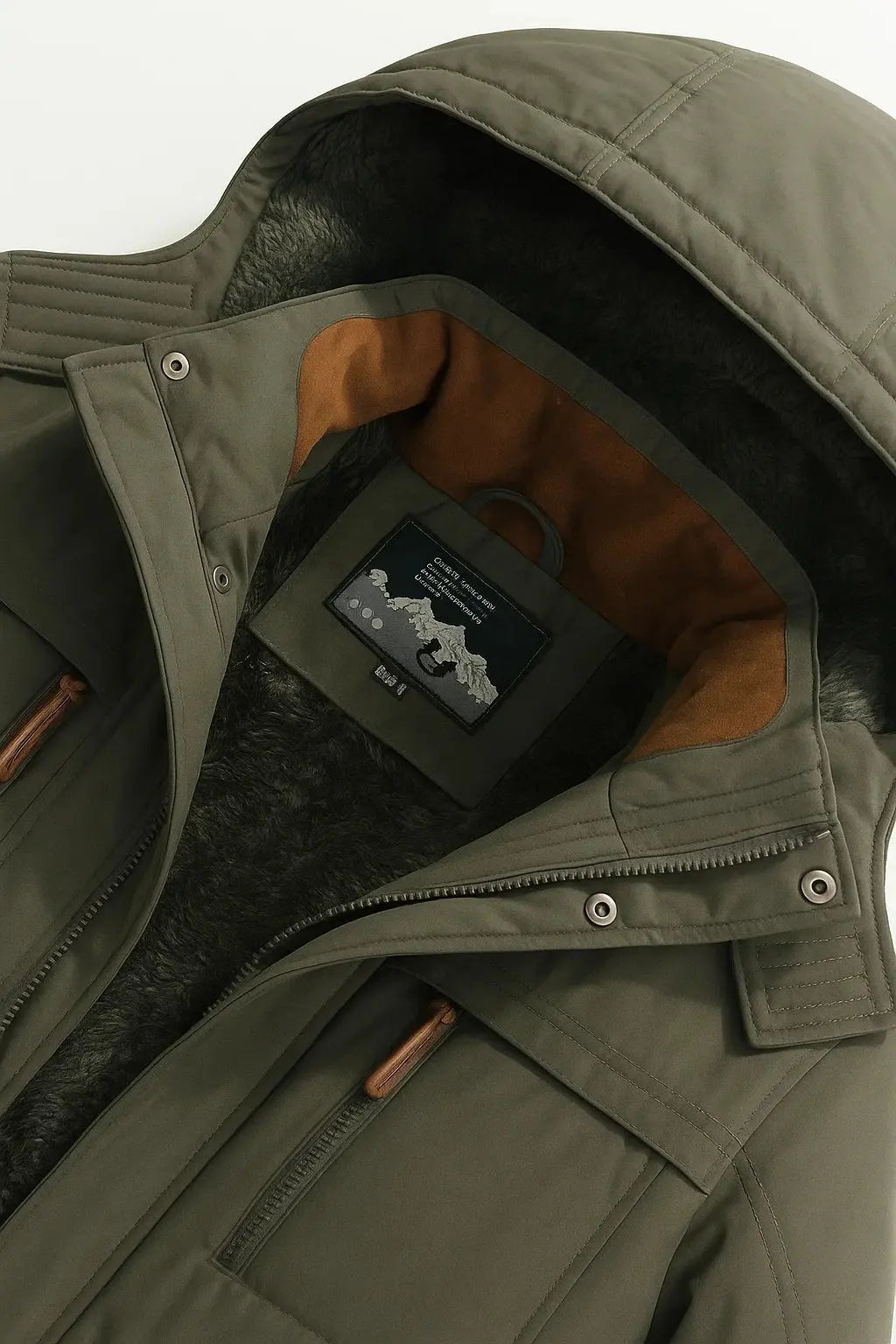 Lightweight men's waterproof puffer jacket with adjustable hood, windproof for autumn adventures.