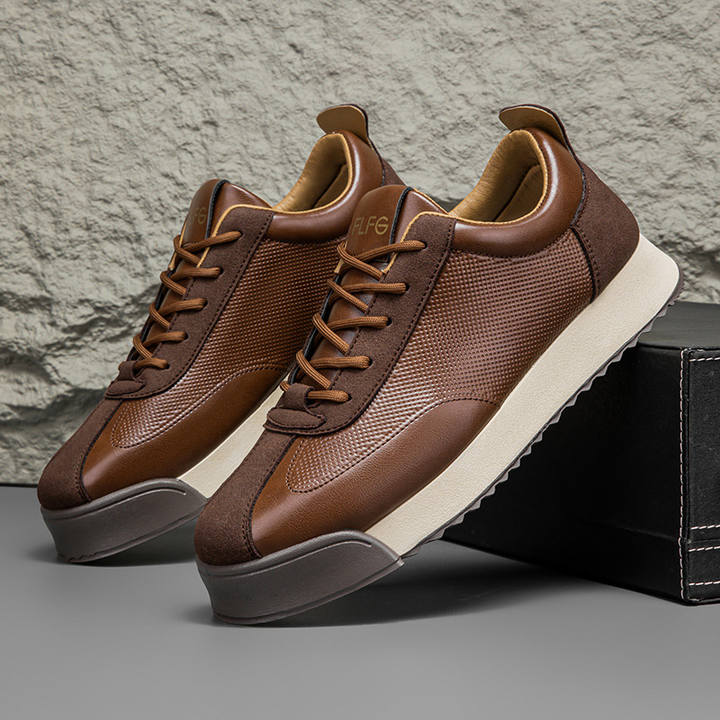 Fashionable men's Italian sneakers, perfect for versatile everyday wear. Comfortable & stylish smart casual footwear.