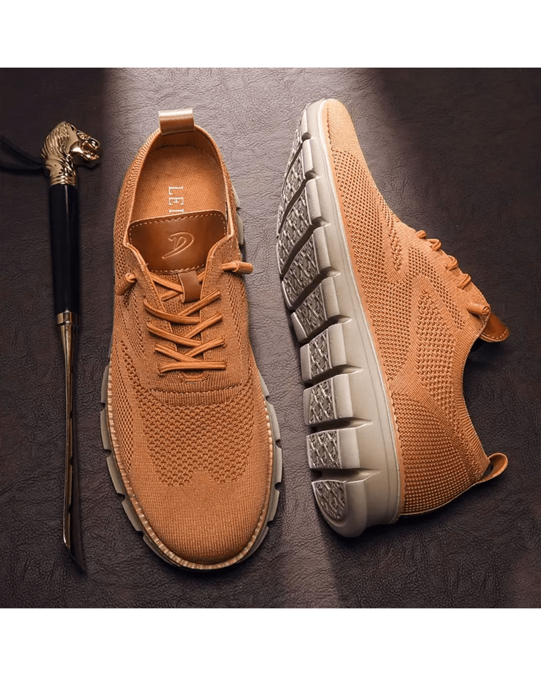 Everyday men's Jason walking trainers. Lightweight, comfortable casual sneakers for all-day use.