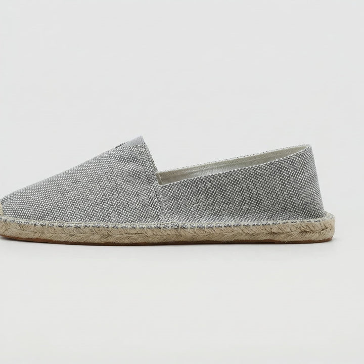 Versatile men's summer espadrille loafers. Breathable slip-on shoes perfect for beach, vacation, or daily comfort.