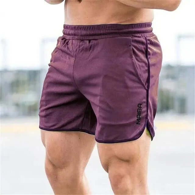 Men's lightweight athletic shorts with pockets for gym, running, and active training.