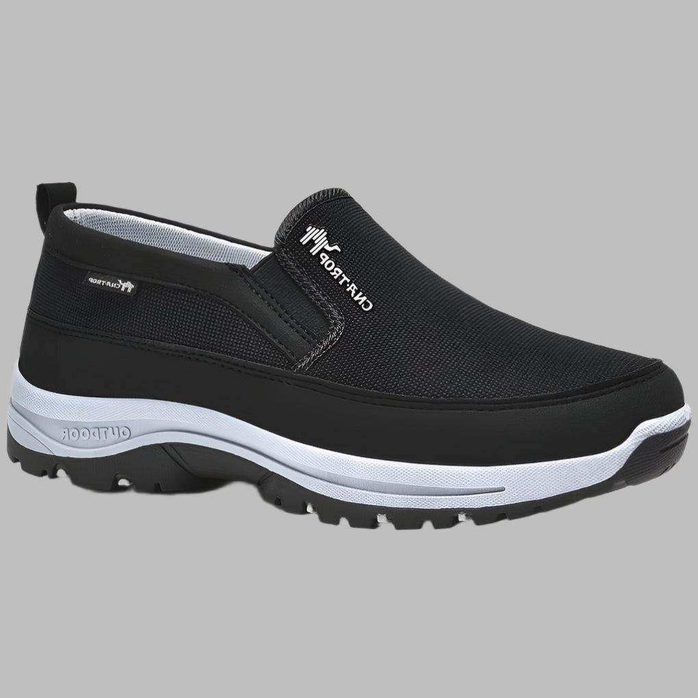 Men's lightweight breathable outdoor sneakers with anti-slip sole and arch support for comfortable daily wear.