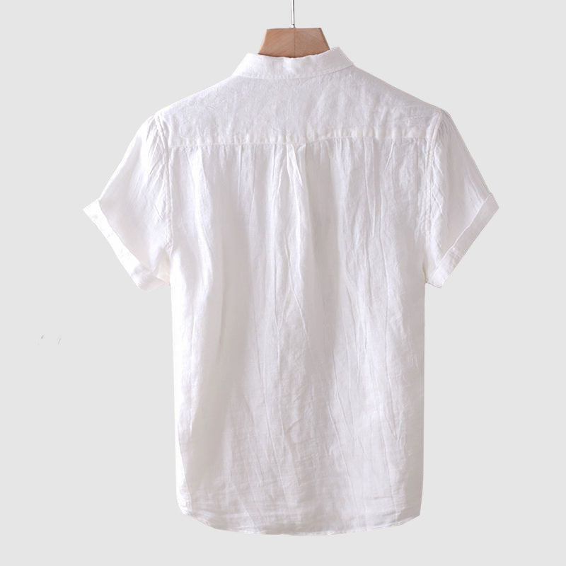 Breathable men's short sleeve casual shirt. Lightweight design ensures comfort for all your summer activities.