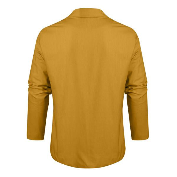 Stylish man walking in a comfortable lightweight casual blazer, exemplifying everyday versatile style.