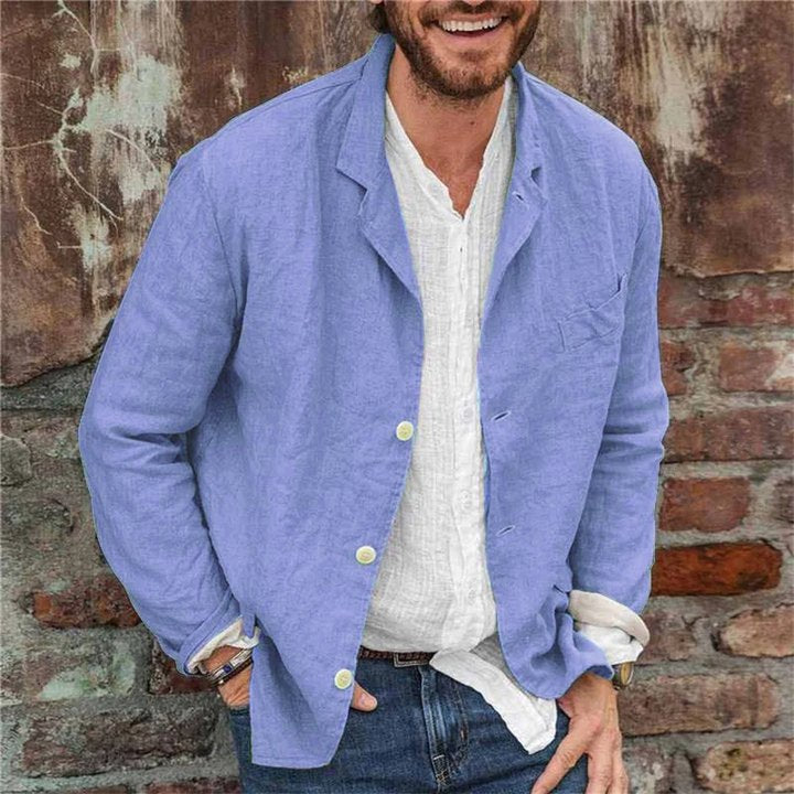 Comfortable lightweight men's blazer for versatile everyday style and modern men's fashion.