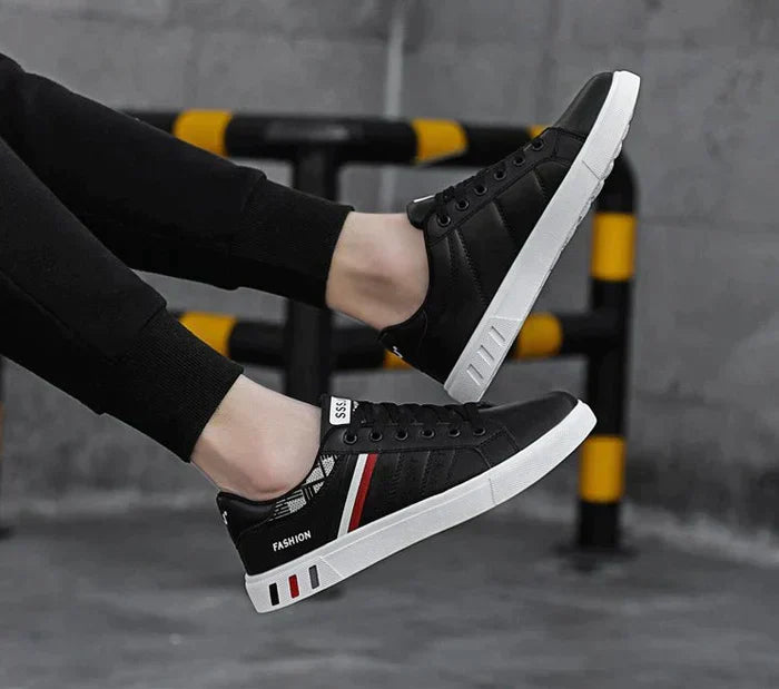 Versatile men's casual walking shoes; lightweight sneakers for comfort, perfect for travel & everyday activity.