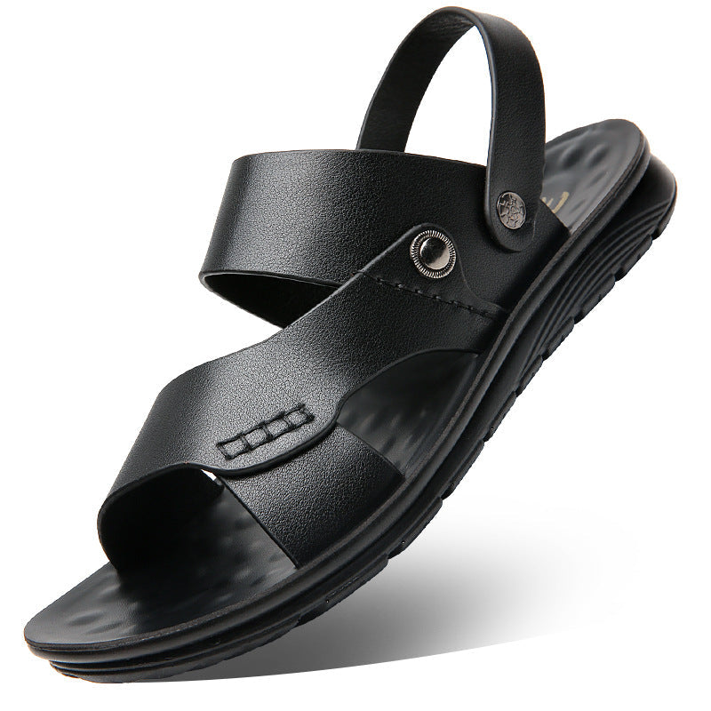 Lightweight men's slip-on open-toe slingback sandals, ensuring ultimate summer comfort and breathability.