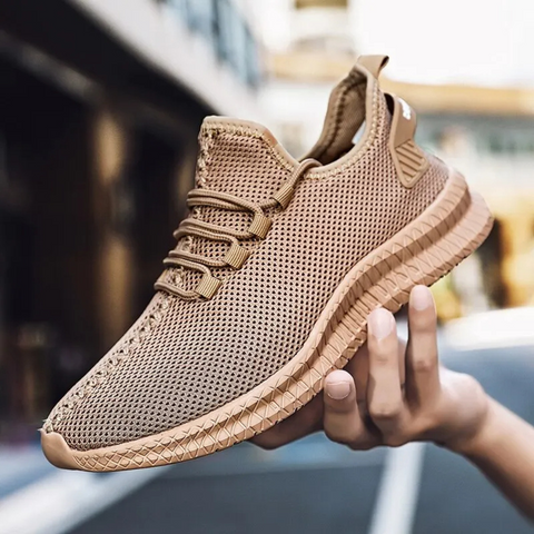 Active men's lightweight footwear, orthopedic comfort & supportive design for versatile wear.
