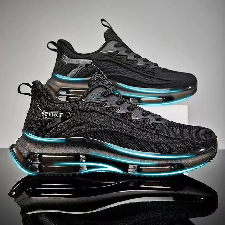 Lightweight men's running shoes with superior cushioning for ultimate comfort, performance, & athletic training.